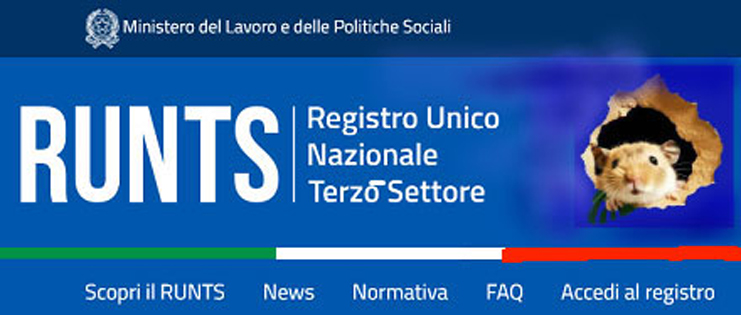 L’ASSOCIAZIONE ADESSO E’ NEL RUNTS